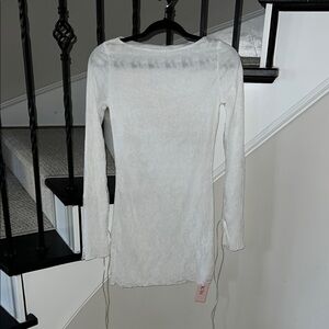 NWT Micas White Long Sleeve Dress